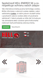 Mobile Screenshot of hellenergy.sk